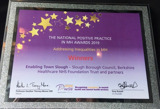 Photo of We won at the National Positive Practice in Mental Health Awards
