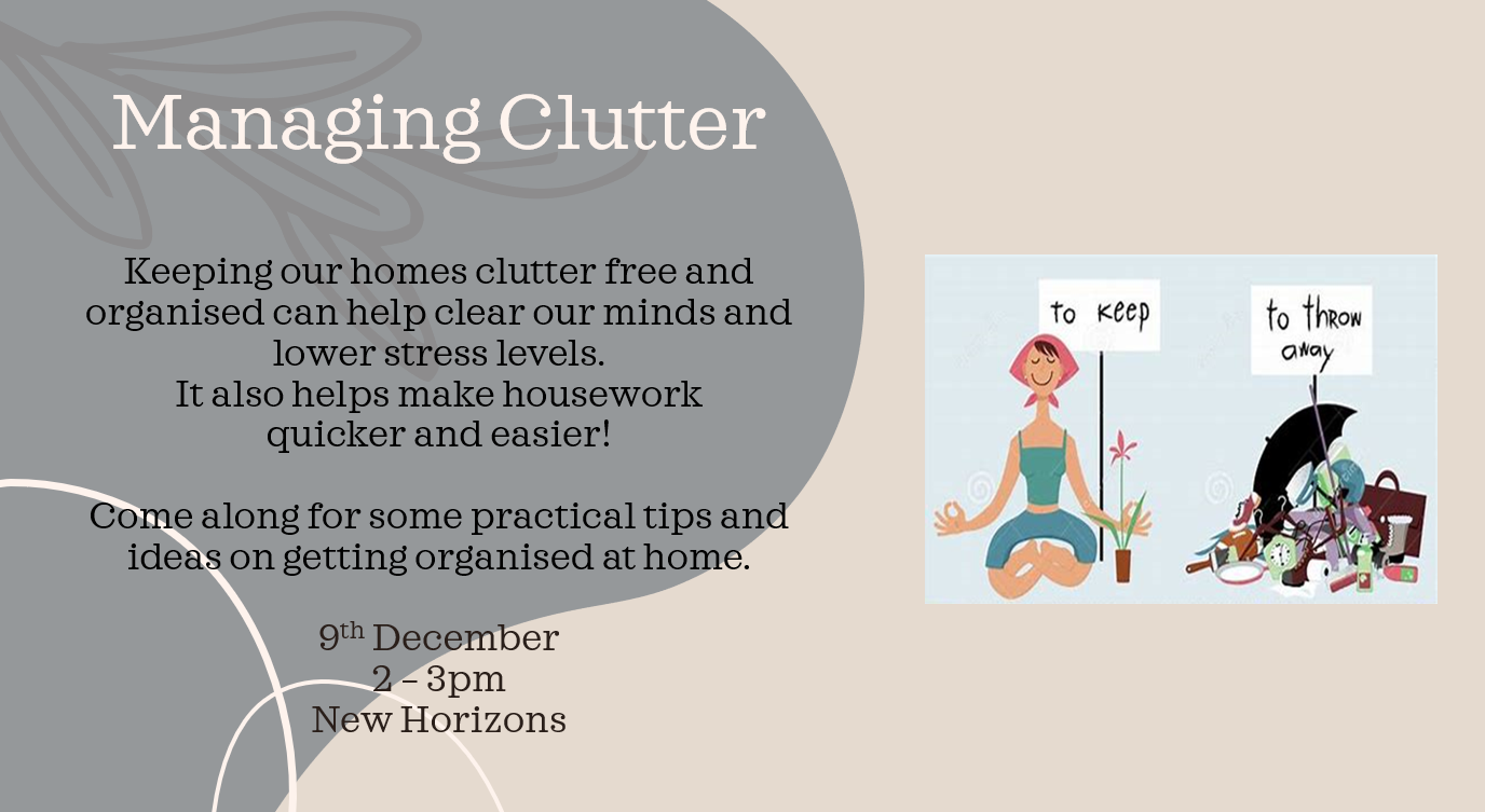 Managing Clutter Poster